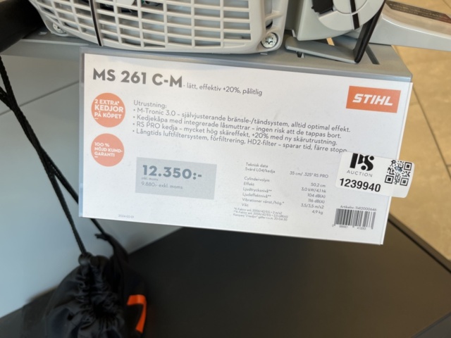 1239940-5 Chainsaw - Stihl MS 261 CM