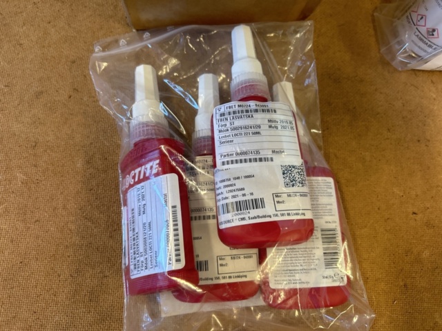 1237420-2 Loctite and car paint