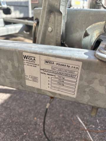 1250499-11 Car trailer Wio Wiola, 2021