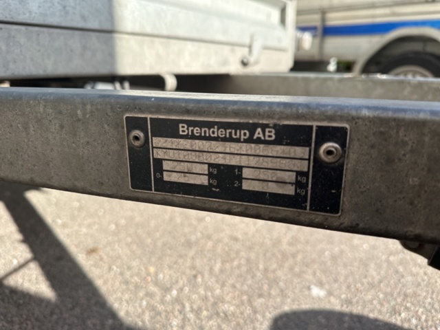 1250497-19 Car trailer L0751 BRENDERUP B02, 2015