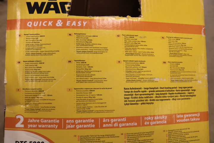 1236184-13 Wallpaper remover Wagner DTS 5800