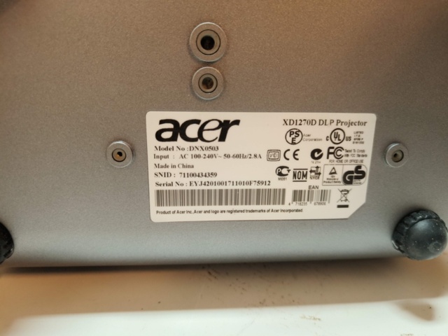 1237088-8 Projector Acer XD1270D