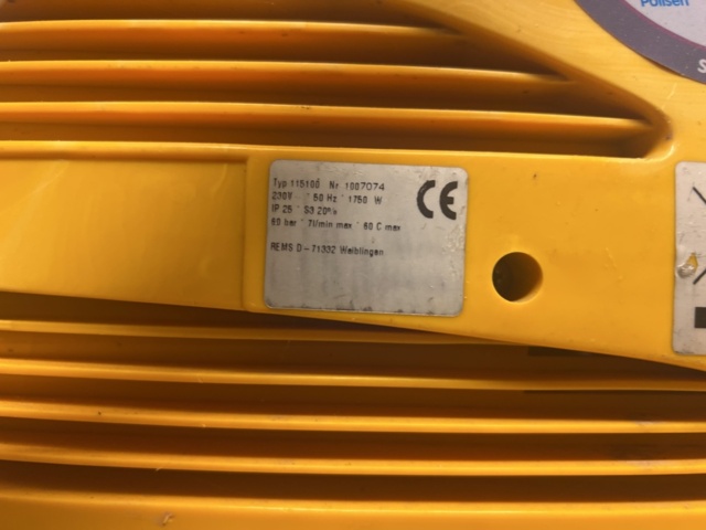 1243168-3 Test pressure pump - REMS E-Push