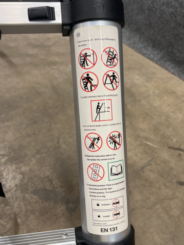 1260596-7 Loft ladder 3.2 m - Telescopic