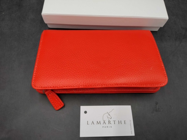 1254722-3 Lamarthe Paris leather wallet Portfolio Paris - Shipping included