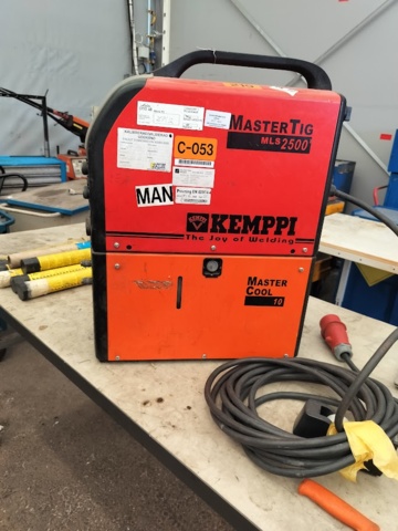 1135153-1 Welding Kemppi Master Tig MLS 2500 Mastercool 10