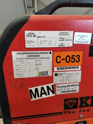 1135153-4 Welding Kemppi Master Tig MLS 2500 Mastercool 10