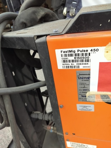 1135174-9 Kemppi fastMig pulse 450 carriage and wiring