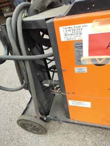 1135174-12 Kemppi fastMig pulse 450 carriage and wiring