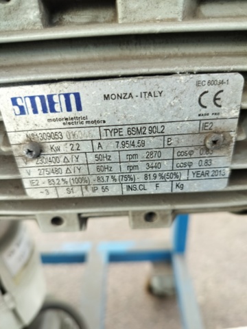 1135218-6 Finpump Vacuum Rowaco GMa 11.3 HV - 2014