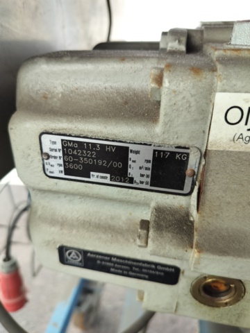 1135218-8 Finpump Vacuum Rowaco GMa 11.3 HV - 2014