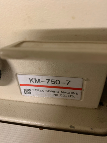 1261904-15 Sewing machine Sunstar KM-750-7
