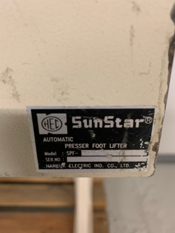 1261904-21 Sewing machine Sunstar KM-750-7