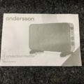 1262130-8 2 convector elements Andersson CRH 2.1