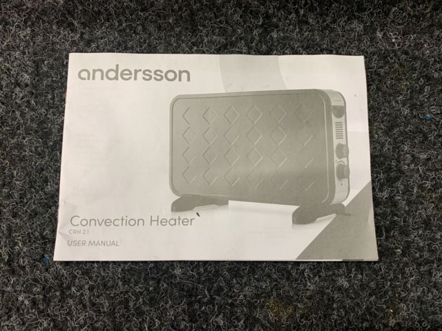 1262130-8 2 convector elements Andersson CRH 2.1