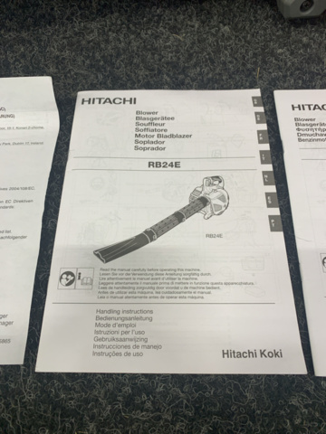 1262087-8 Leaf blower Hitachi RB24E