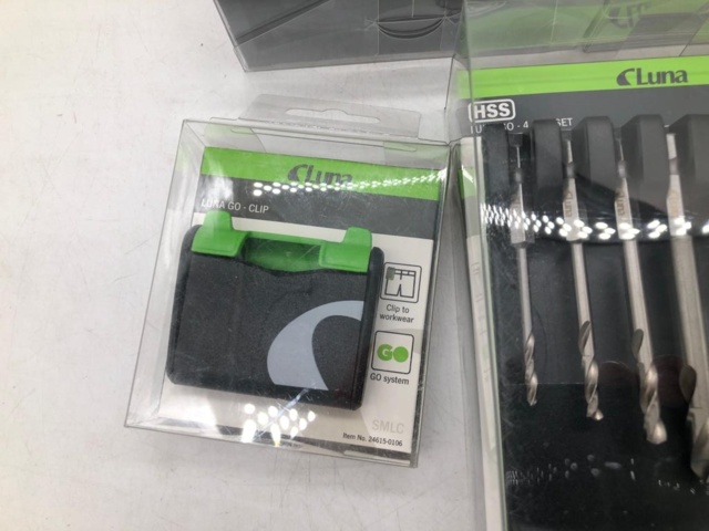 1262378-3 5 pcs Luna Go bit sets + 1 pc belt clip, MB13, MB11, MD1, MD1C, SB1C, SMLC - Shipping included