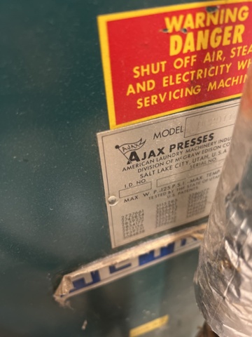 1243277-8 Steam press 2 pcs - Ajax DP29110