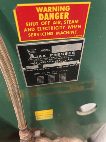 1243277-13 Steam press 2 pcs - Ajax DP29110