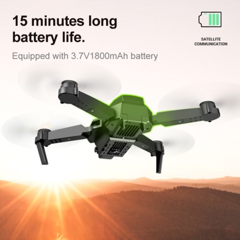 1263600-4 2 drones, 4K, dual camera, app - Shipping included
