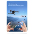 1263600-17 2 drones, 4K, dual camera, app - Shipping included