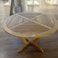 1251572-4 Round outdoor table in wood - SE Möbler Bilbao