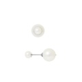 1262874-1 WK Monaco Pearl Earrings Recto Verso, double sided - Shipping included