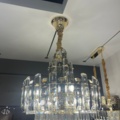 1251589-1 Crystal chandelier SE Furniture Noomi Gold