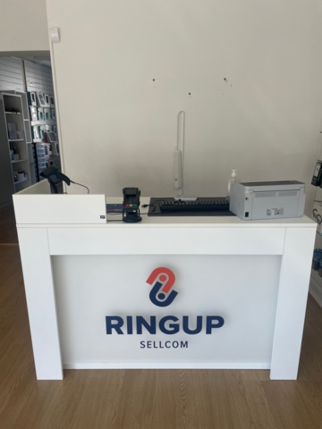 1223628-1 Reception desk, printer, receipt printer and more