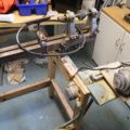 1257516-1 Older wood lathe