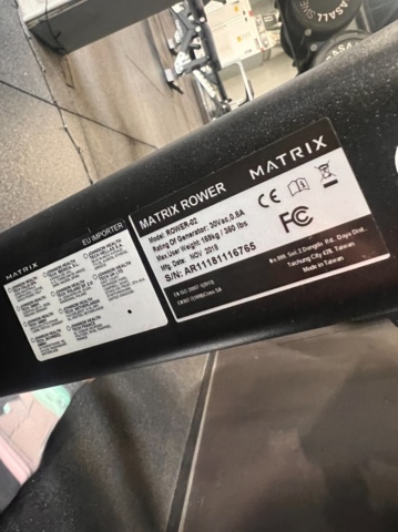 1260244-6 Rowing machine Matrix Rower