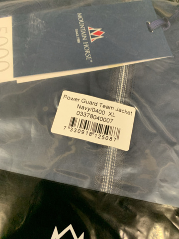 1263838-3 Team jacket Power Guard Mountain Horse, size XL