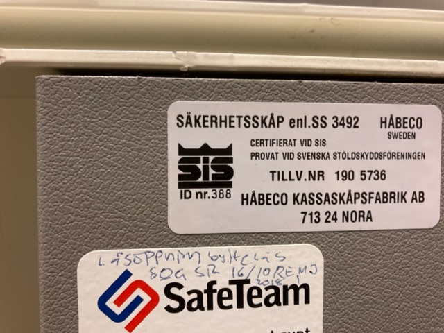 1143408-11 Safe 2 pcs - Skandex SS 3492