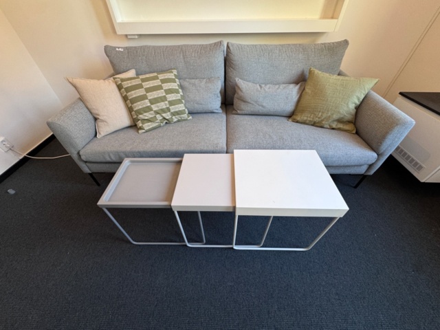 1239989-1 Sofa from IKEA, model BARKTORP and coffee table (GRANBODA)