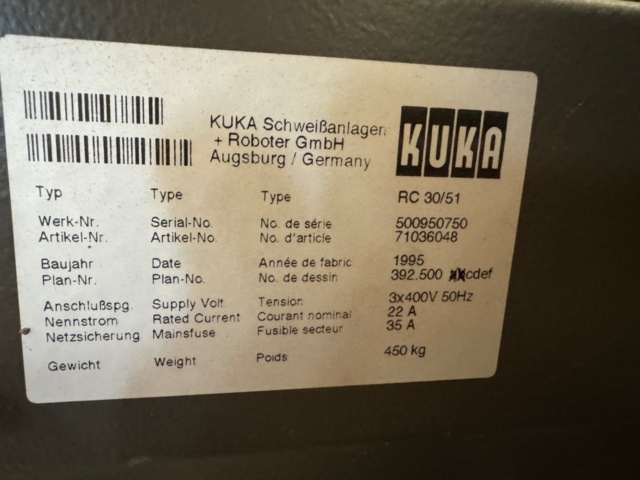 1198992-10 Industrial robot KUKA