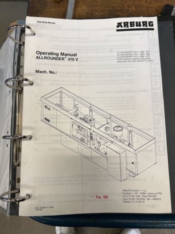 1065025-45 Injection molding machine Arburg Allrounder 470V 2000-675 - 1992