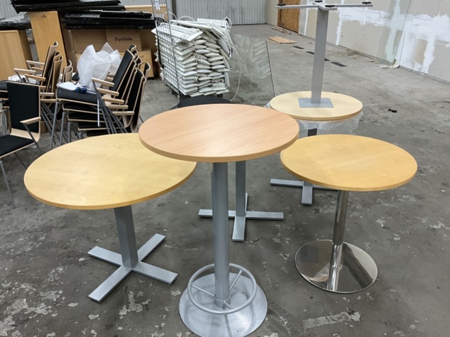 1206778-7 Round table 6 pcs