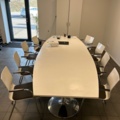 1223698-2 Conference table, armchairs, whiteboard, no wardrobe