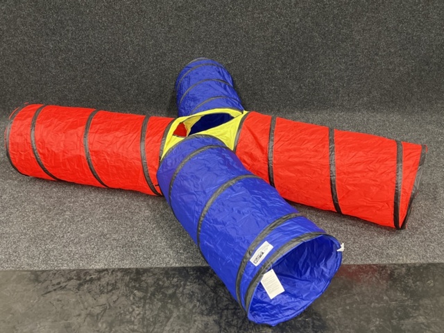 1266915-2 Play tunnel vidaXL & 2 clothes racks