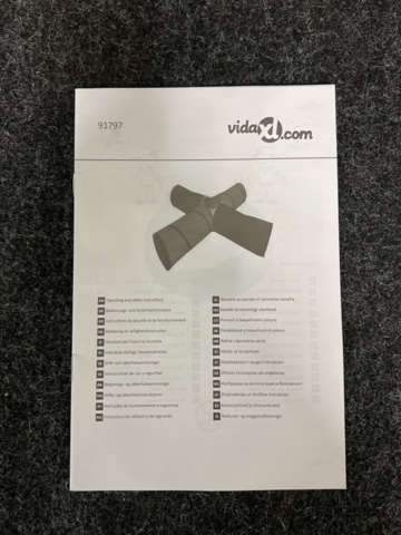 1266915-3 Play tunnel vidaXL & 2 clothes racks