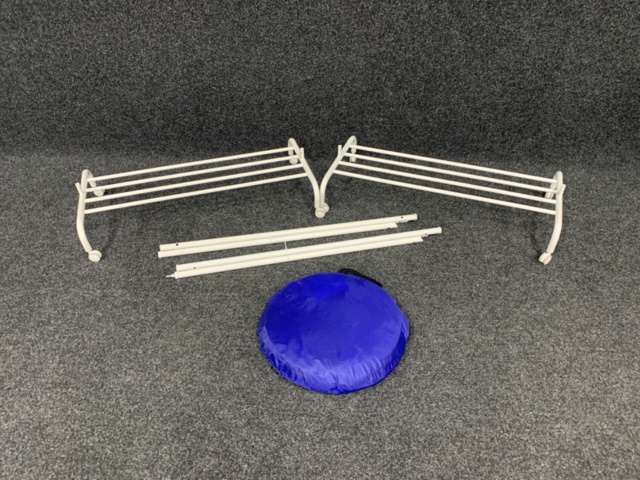 1266915-1 Play tunnel vidaXL & 2 clothes racks