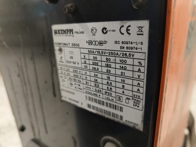 1237173-17 Migsvets Kemppi KempoMat 2500