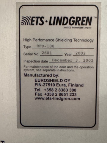 1240485-12 Screen cage - Euroshield ETS Lindgren (Updated information)
