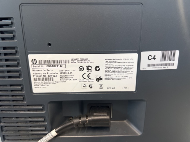 1243431-5 Printer with toner and shredder - HP Color LaserJet CP5225