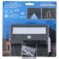 1268477-1 3 solar-led wall lights with sensor, Grundig