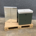 1217681-1 Chest of drawers Svedbergs Intro 55 with wash basin & mirror cabinet Salvia