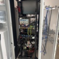 1244732-2 Server rack with test equipment for electricity