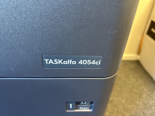 1237695-4 Office printer Kyocera TASKalfa 4054ci