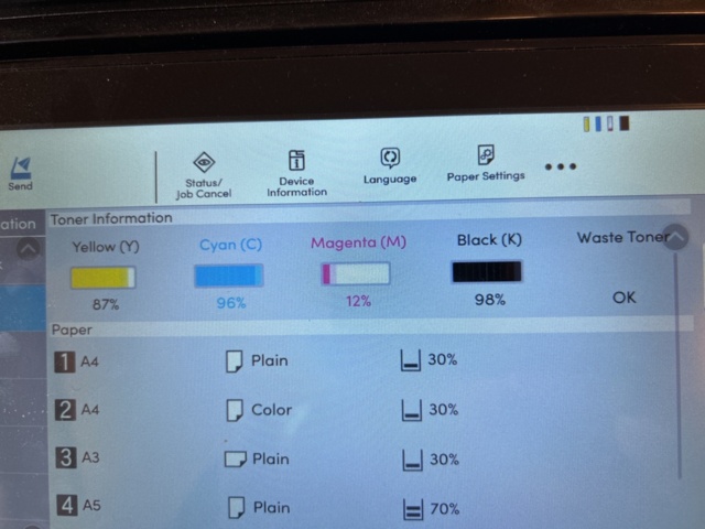 1237695-6 Office printer Kyocera TASKalfa 4054ci