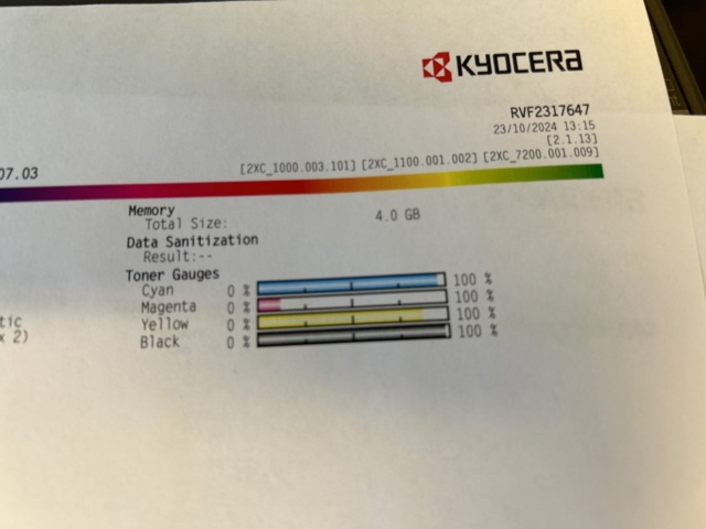 1237695-8 Office printer Kyocera TASKalfa 4054ci